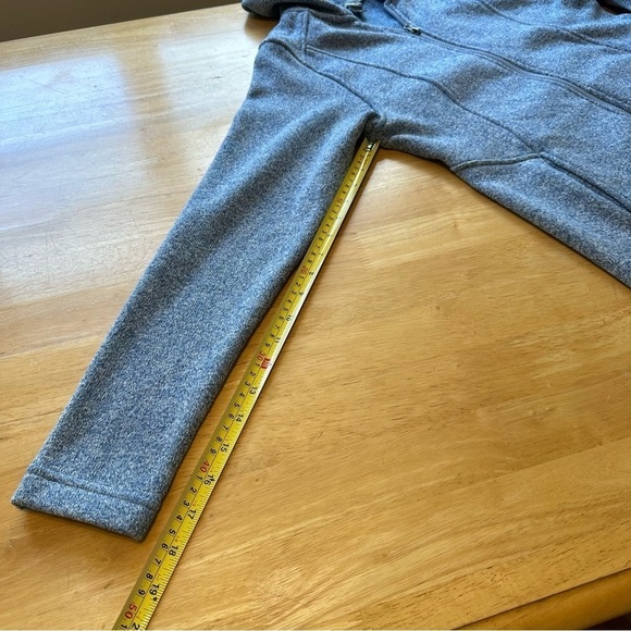 Eddie Bauer Fleece Full Zip Hooded Jacket Blue Women's Size Medium M Soft Knit - Picture 7 of 8